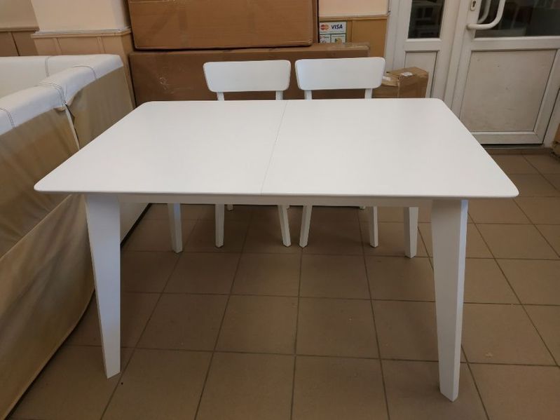 Стіл Мілан 120х80+40 прямокутний розкладний кухонний на кухню бук