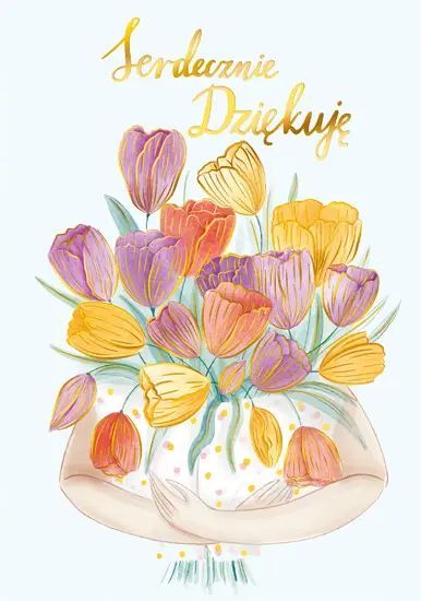 Karnet B6, bukiet tulipanów. Henry. Nowy Produkt