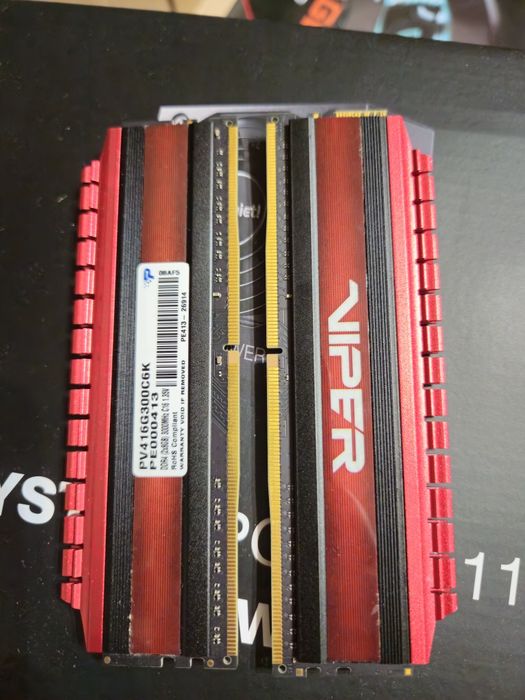 Pamięć ddr4 Viper 2x 8 gb
