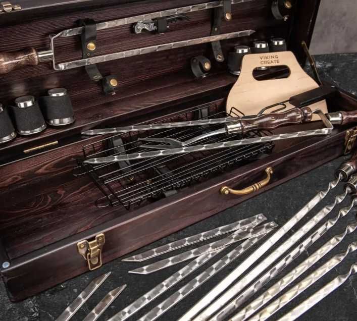 набір шампурів у кейсі шампура набор шампуров в кейсе