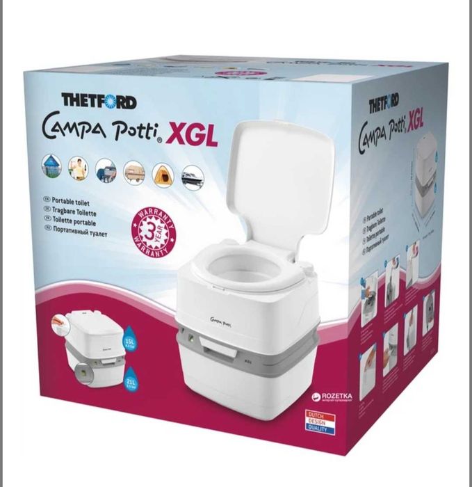 Біотуалет Campa Potti XGL + хімія до нього.