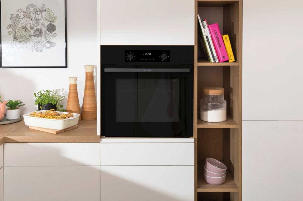 Комплект газ поверхня та електро духовка Gorenje G642AB + BO6635E01B