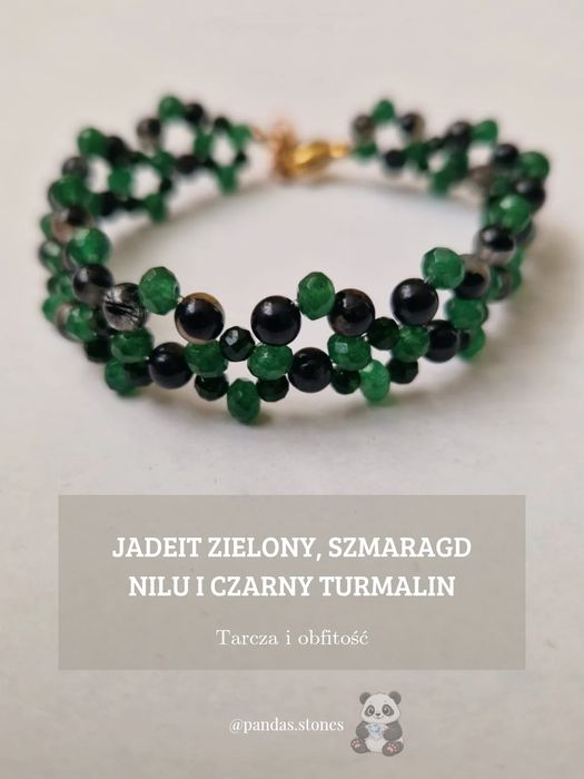 Bransoletka handmade Tarcza i Obfitość