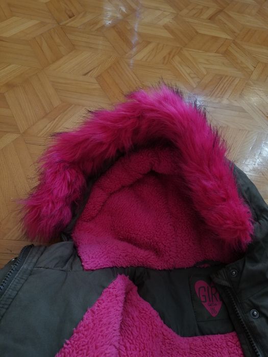 Kurtka płaszcz dziewczęce na 146 cm wzrostu