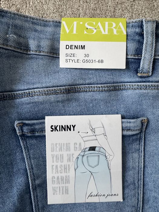 Spodrnki jeansowe M ‚Sara rozm 30