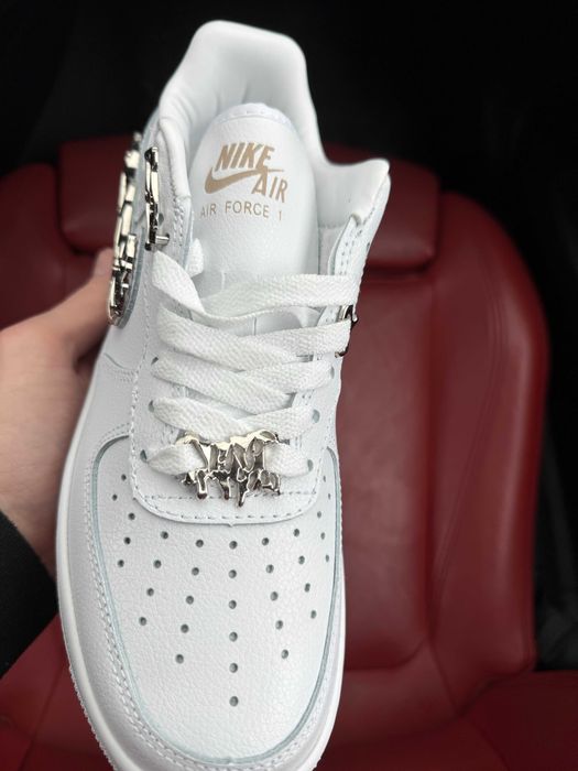 (ОПЛАТА ПІСЛЯ ОГЛЯДУ)Nike Air Force 1 Low Molten Metal Silver Найк Аір