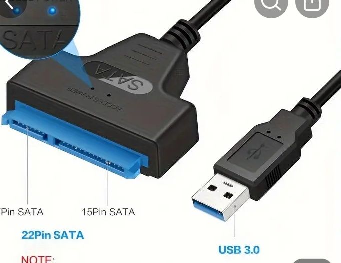 Kabel Sata 2 na USB