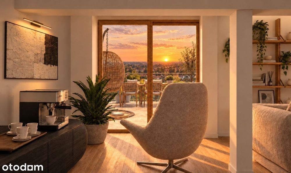 Słoneczny apartament z tarasem dachowym i poddaszem  ETAP II