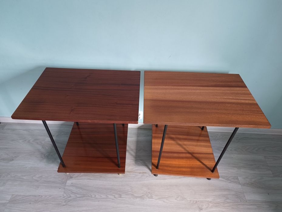 Stolik RTV stół PRL Vintage fajny oryginalny stan 2 szt