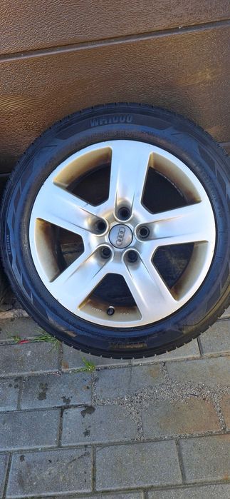 Alufelgi 5x112 z oponami zimowymi 205/55 R16