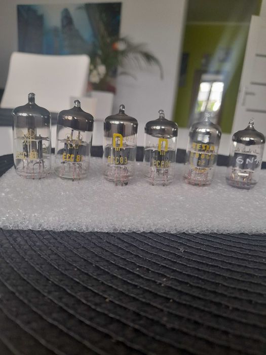 sprzedam komplet lamp do wzmacniaczy lampowych