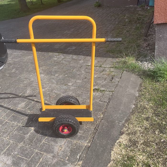Wózek do materialow płytowych - nośność 200 kg - koła pompowane