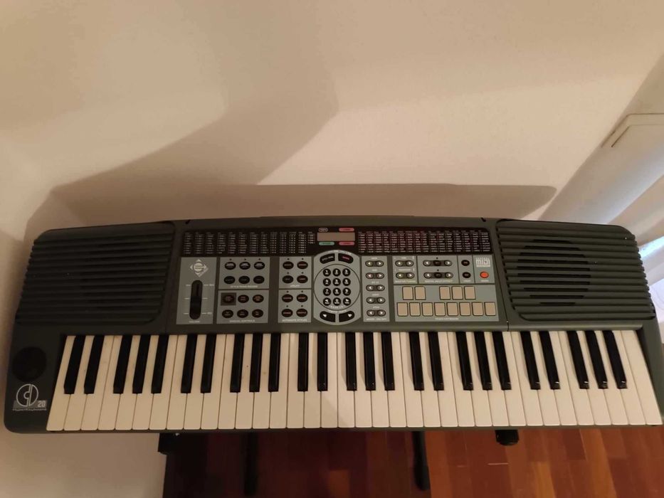 teclado de piano + suporte