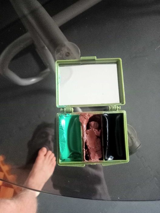 Camuflagem pra rosto 3cores