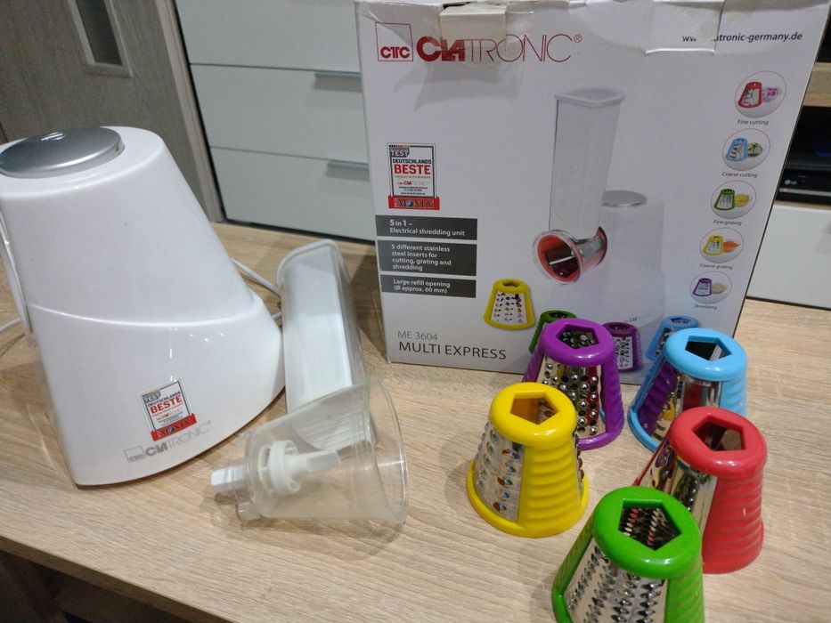 Elektryczna szatkownica / krajalnica do warzyw CLATRONIC