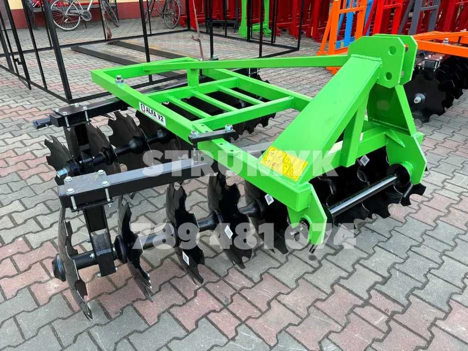 BRONA TALERZOWA STRUMYK alfa V lub X brona tradycyjna na wałku + mocowanie + wał