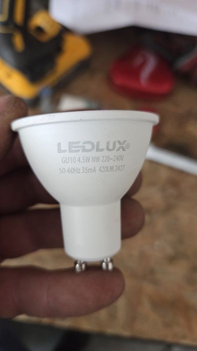 Ledlux gu10 4.5W 220-240v 420LM halogen żarówka Led neutralna