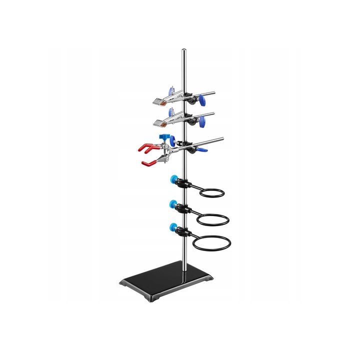 Statyw laboratoryjny chemiczny 60cm żeliwo stal