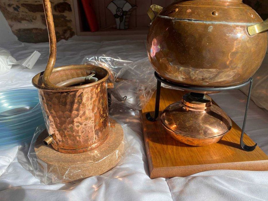 Alambique de cobre 2L – CopperGarden® (Destillatio, Alemanha)