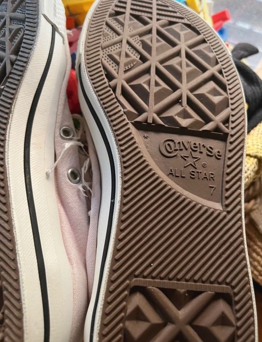 Ténis Converse AllStar rosa 40 tipo sapatilha sem atacadores