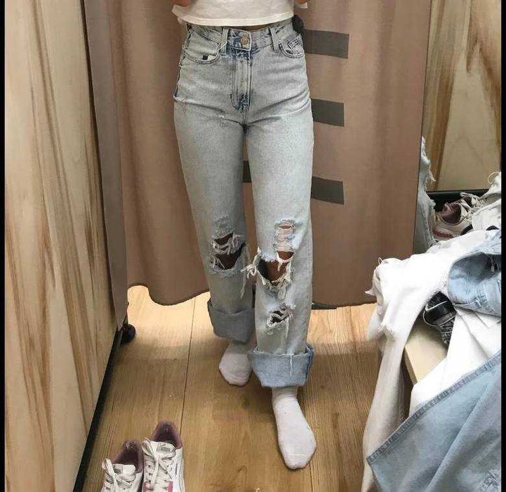 Джинсы летние Bershka