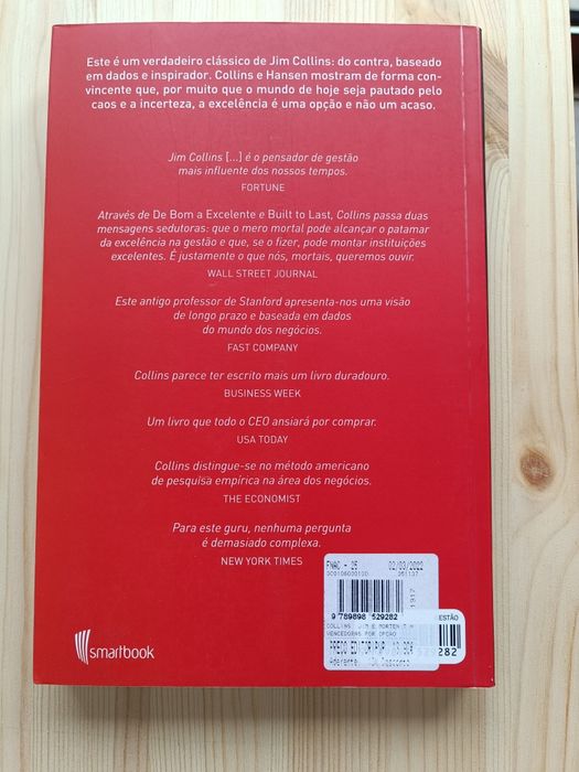 Livro "Vencedoras por Opção" de Jim Collins