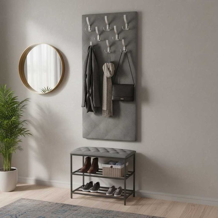 Комплект банкетки зі стінкою — стиль та порядок у вашому передпокої