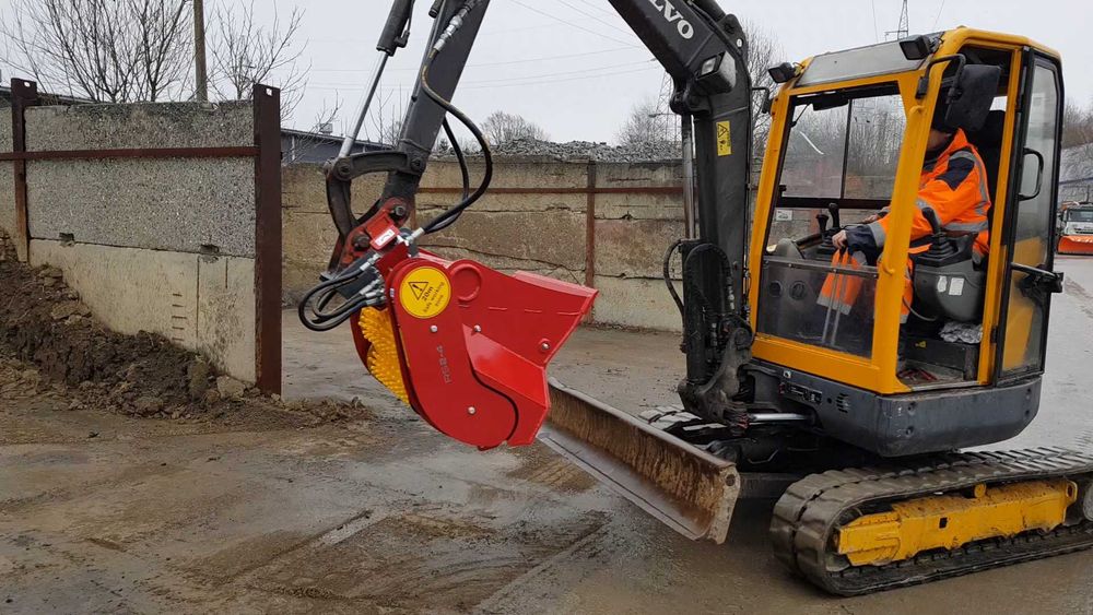 Oryginalna łyżka przesiewająca Rotastar do minikoparki 2-4 ton