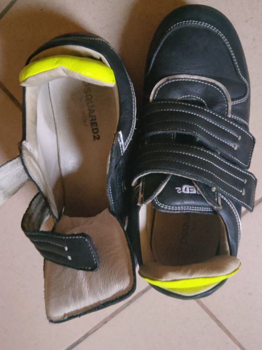 Шкіряні Кросівки Dsquared2 35