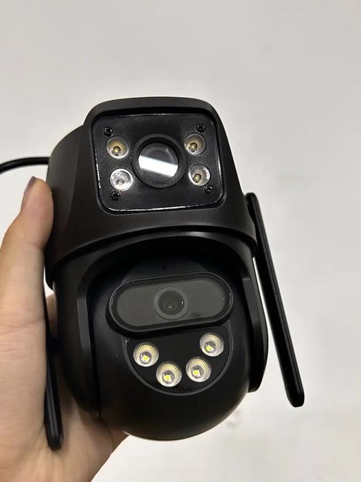 Уличная камера на App: Icsee 8MP черная (black) камера відеонагляду