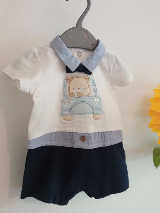 Chicco Baby Romper for 1-Month-Old – Summer Style