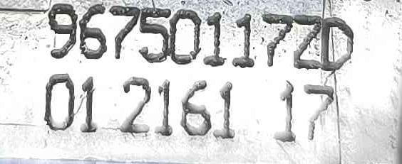 Conjunto de Botões 96750117ZD - PEUGEOT 208 I