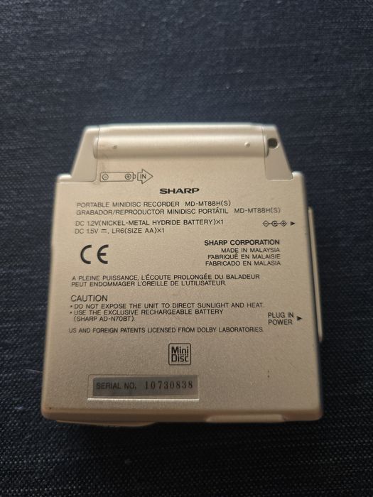 Minidisc Sharp Mad-MT88