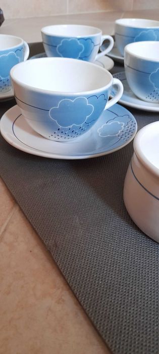 Serviço de chá de cerâmica - Majólica