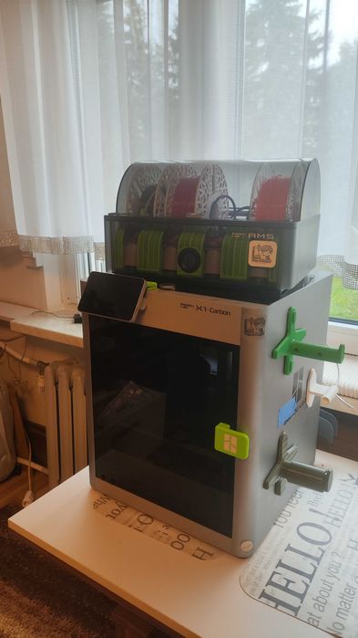 drukarka 3d BambuLab X1C Carbon +akcesoria, plyty itp