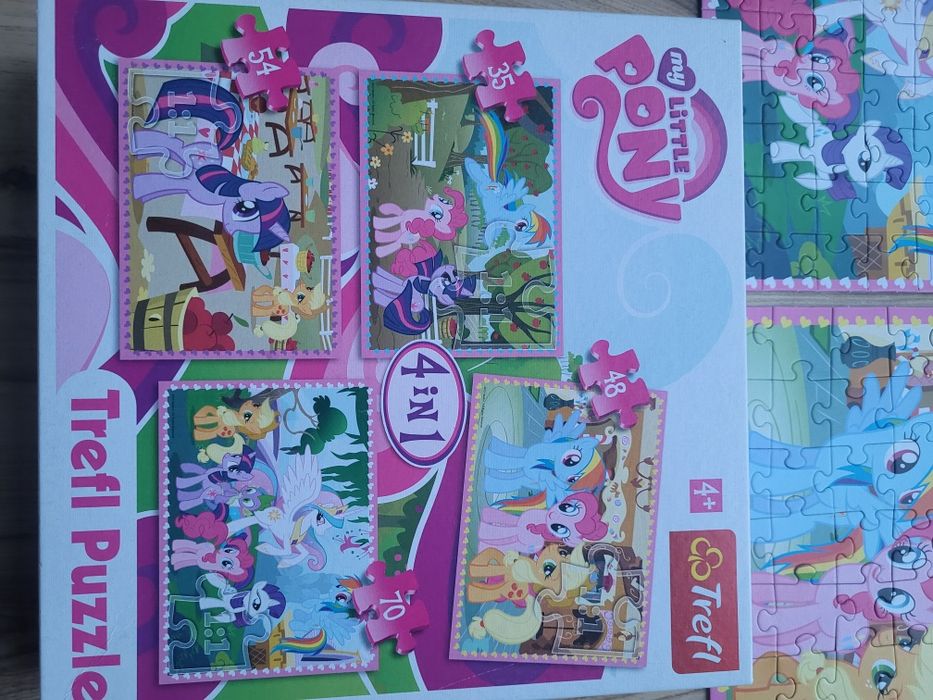 Puzzle my Little pony 4w1 4+