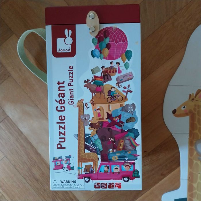 Janod Puzzle "Toutotour" gigante / Mega 39 peças 4-7 anos