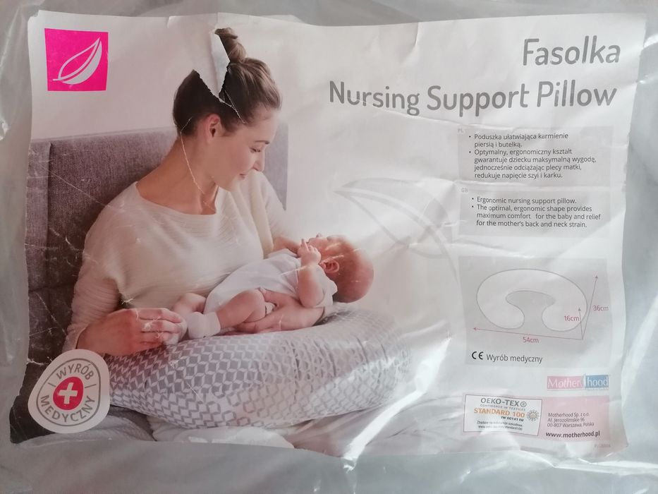 Fasolka Nursing Support Pillow - poduszka do karmienia + rożek gratis!