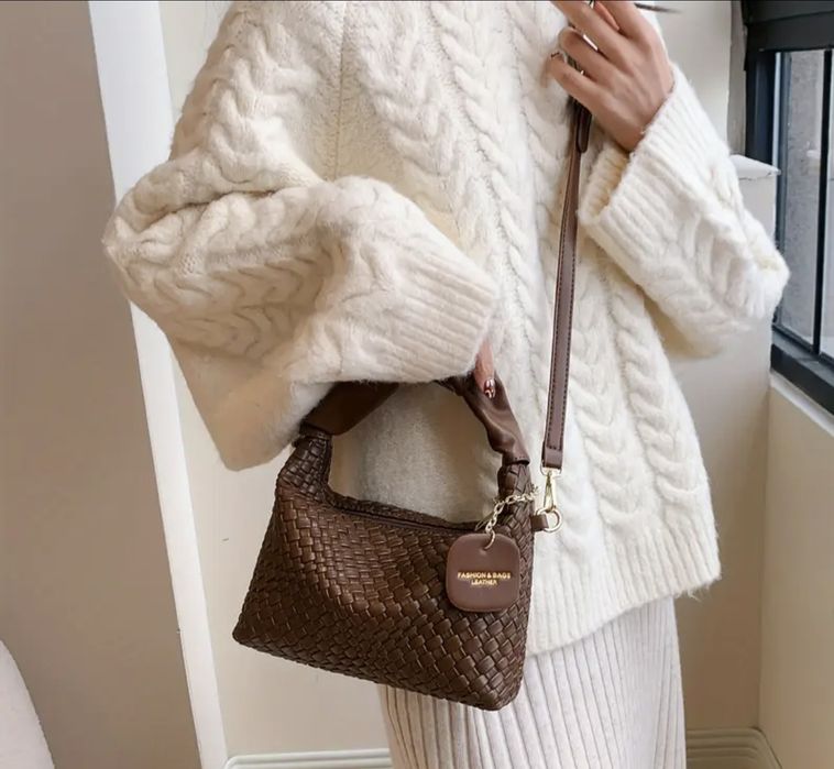 Шоколадна "плетена" сумка