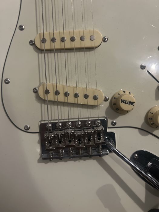 gitara elektryczna JET z wzmacniaczem i stojakiem