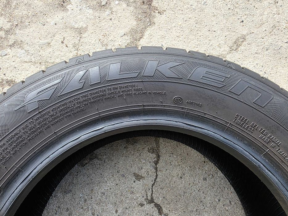 Opony letnie klasy średniej FALKEN 165/70/14 ok. 6,5 mm 2022 r