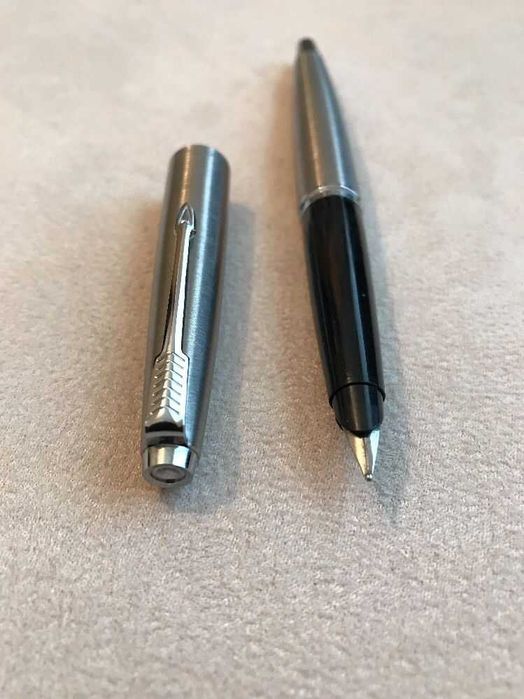 Caneta tinta permanente vácuo - Aprox. 1970/79 - PARKER 45 FLIGHTER