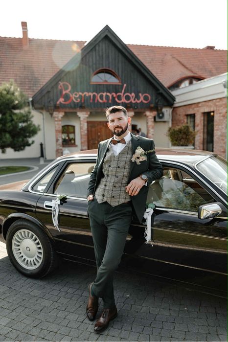 Jaguar XJ z KLIMATYZACJĄ do ślubu i wesela