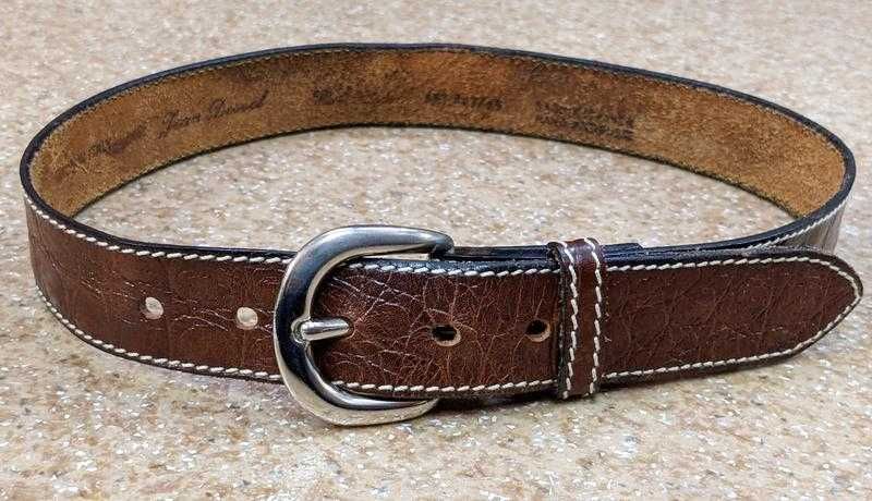 Винтажный кожаный ремень Jean  Dessel