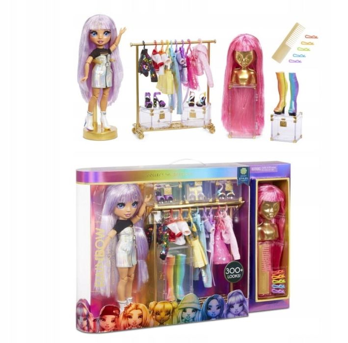 Lalka modowa Rainbow High z akcesoriami Avery Styles 28 cm