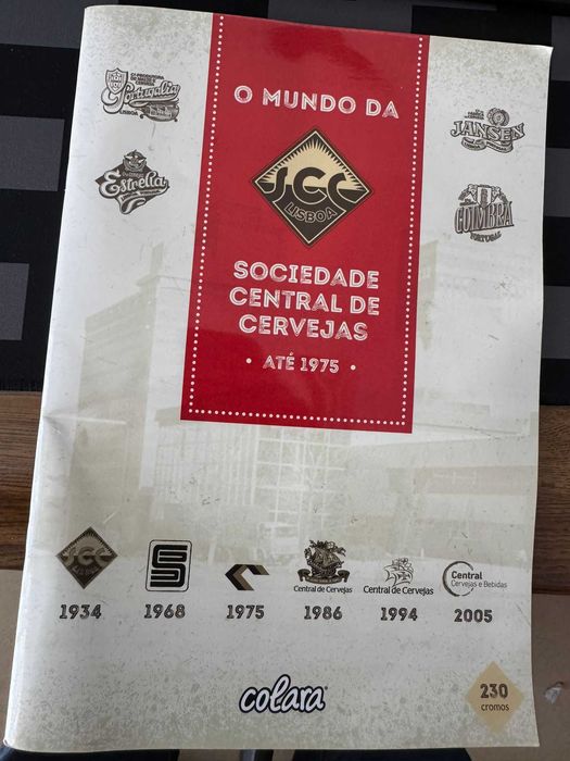 Caderneta de Cromos completa " Omundo da Sociedade Central de Cervejas ate 1975"