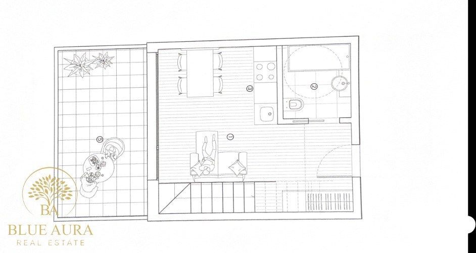 Apartamento T1 Duplex com Terraço e Piscina