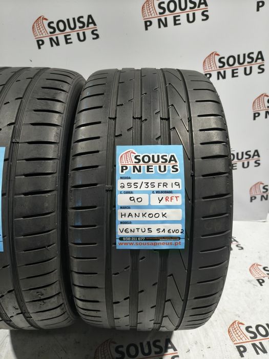 2 pneus semi novos 255-35R19 RFT Hankook - Oferta dos Portes