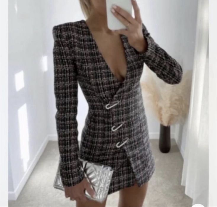 Сукня піджак ZARA з твіду