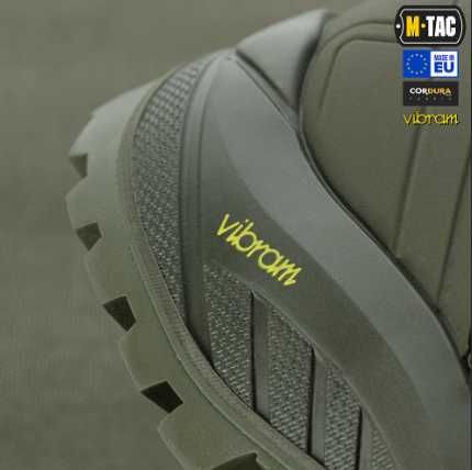 M-Tac черевики тактичні демісезонні Pro Line Black/Ranger Green/Coyote